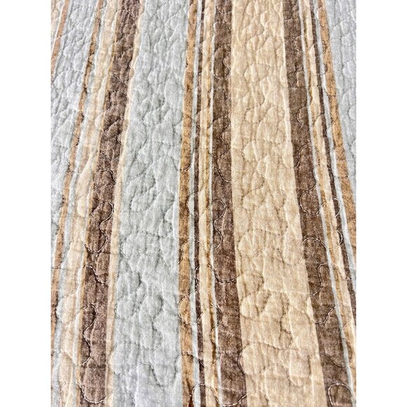 3-pc Tommy Bahama Home Set FULL/QUEEN Quilt 87"W x 91"L 2 Standard Pillow Sham - Picture 5 of 11